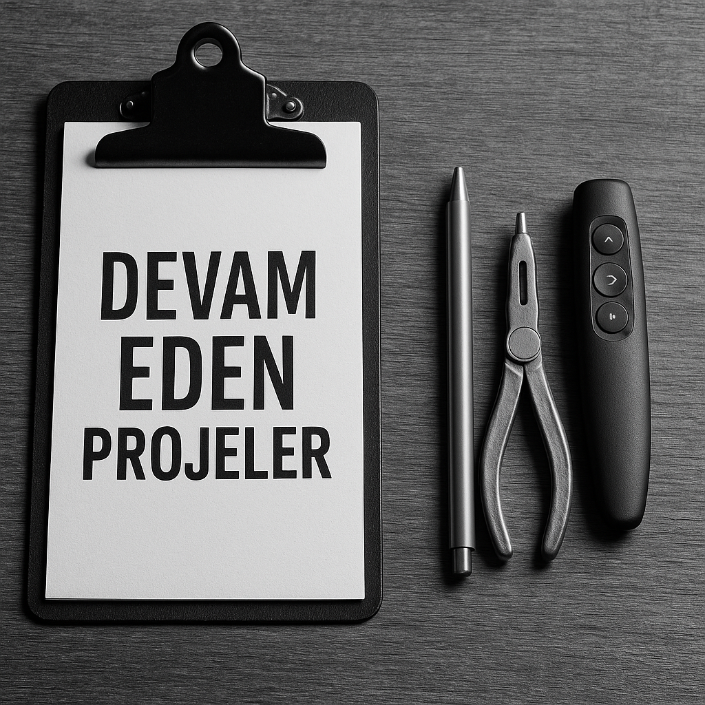 Devam Eden projeler